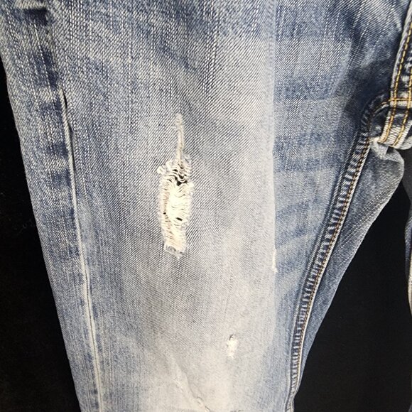 American Eagle Outfitters Distressed Original Bootcut Mens Jeans 30/32 Fit 33/32 - Picture 13 of 16